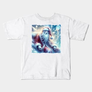 Tired Santa Claus Kids T-Shirt